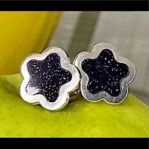 Ilaria Blue 925 Silver Stars stud earrings